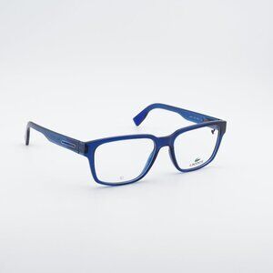 Lacoste L2927 400 Eyeglasses Blue 56mm Rectangle Frame